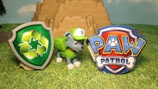 PAW PATROL Rocky Action Pack Pup Toy Unboxing [upl. by Cyndy333]