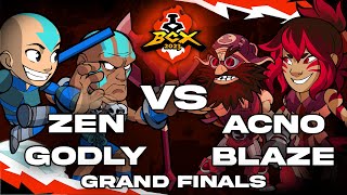 INSANE 2S GAMEPLAY 👥 Acno Blaze vs Godly Zen  GRAND FINALS  BCX 2023 [upl. by Ocirderf]