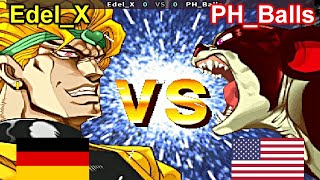 JoJos Bizarre Adventure  EdelX vs PHBalls [upl. by Strep811]