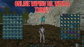 Online Wiping An Oil Cave With A Trike ARK [upl. by Sami782]