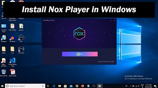 How to install Nox emulator in windows 10 [upl. by Etteuqram]