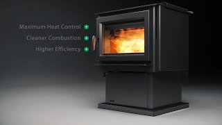 Triple Stage Burns on Regency ProSeries Wood Stoves  Australia [upl. by Vivien]