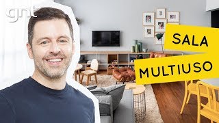 Ideias de decoração para uma sala multiuso  Antes e depois  Maurício Arruda [upl. by Maryjo]