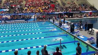 Leon Marchand  200 Breaststroke  14635  NCAA Record [upl. by Liuqnoj158]