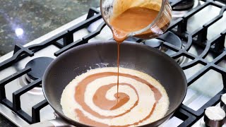 Receta de Crepas con Chocolate😋 ¡Una Delicia para Compartir 👨‍👩‍👧‍👧🤭 [upl. by Lledo]