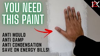 YOU NEED THIS PAINT How To Get Rid of DampMould  Energy Saving Paint  Anti Condensation Paint [upl. by Faruq16]