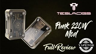 Punk 200W Mod  Teslacigs  Full Review PH [upl. by Yale231]