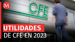 CFE logra la mayor utilidad de la década en 2023 contrasta con pérdida del 2022 [upl. by Bowers]