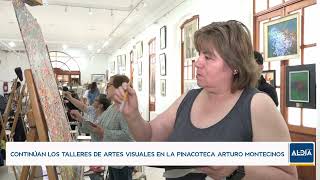 CONTINUAN LOS DÍAS SABADOS LOS TALLERES DE ARTES VISUALES EN LA PINACOTECA MUNICIPAL DE OSORNO [upl. by Stockwell]