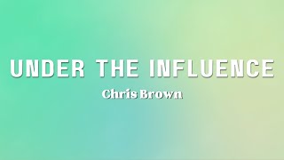 Chris Brown  Under The Influence Lyrics [upl. by Reerg]