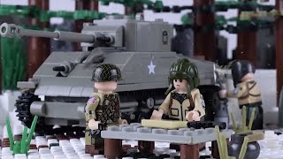 Lego WW2  The Battle of the Bulge  Ardennes Counteroffensive Stop Motion [upl. by Ecinahc]