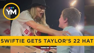 11Year Old Gets Taylor Swifts 22 Hat at Toronto Eras Tour  Your Morning [upl. by Leanna560]