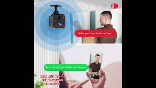 Ubox Mini WiFi4G 5MP Camera PIR Infrared Detection Human Sensor indoor camera cctv 4gcamera [upl. by Hatty]