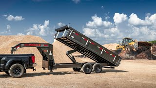 D9X  14k Deckover Dump Trailer  MAXXD 2021 [upl. by Eidoj]