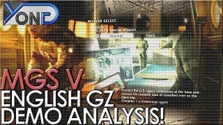 Metal Gear Solid V  Bullet Drop Reflex Mode and More English Ground Zeroes Demo Analysis [upl. by Pomcroy]