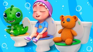 The Potty Song  Poo Poo Potty Training Song  Funny Bunny  Nursery Rhymes amp Kids Songs [upl. by Yornoc214]