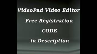 VideoPad Video Editor free registration Code  2018 [upl. by Ailisec392]