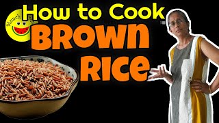 How to Cook Brown Rice Perfectly in Pressure Cooker Brown Rice vs Red Rice [upl. by Blanchette]