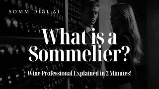 Wine Professional Explained in 2 Minutes What Does a Sommelier Do sommelier [upl. by Jo Ann]