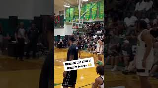 When Lebron comes to your Highschool game ⛹🏿‍♂️ kingmoe tnsfirst shorts rap fypシ trending [upl. by Illehs575]