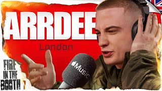 ArrDee  Fire in the Booth 🇬🇧 ArrDeeTV [upl. by Malinowski]