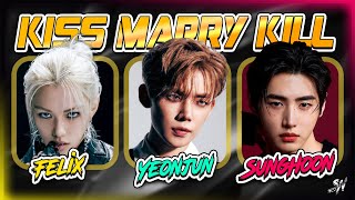 KISS MARRY KILL KPOP IDOLS EDITION2💋👰‍♀️🔪💀 [upl. by Nathan]