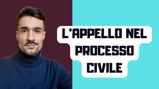 LAPPELLO NEL PROCESSO CIVILE [upl. by Mariel50]