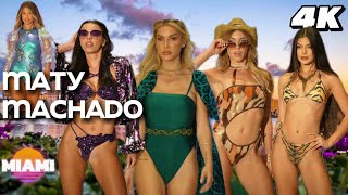 Maty Machado Swimwear  4K Quality  Miami swim week 2024 [upl. by Krystle]