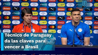 ¿Cómo frenar a Vinicius Daniel Garnero técnico de Paraguay nos revela el secreto I Conferencia [upl. by Hotze]