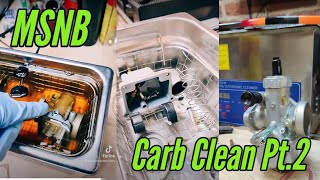 Pit Bike Carb Clean pt2  MSNB Shorts [upl. by Attekal]