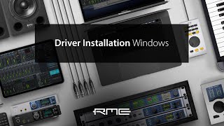 Driver amp TotalMix FX Installation for RME Audio Interfaces on Windows [upl. by Hanford]