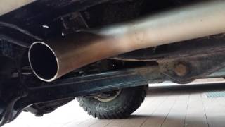 SIDE EXHAUST KZJ78 [upl. by Koerlin452]