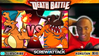 REACTION  POKEMON VS DIGIMON  DEATH BATTLE  NOSTALGIA OVERLOAD [upl. by Viridi553]