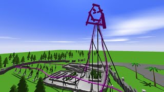 Dc Rivals Hypercoaster  Remastered  Both POV and Offride POV [upl. by Atnoek]