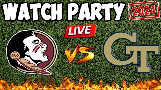 Florida State Seminoles vs Georgia Tech Yellow Jackets  LIVE Reaction amp Watch Party  NOT THE GAME [upl. by Lerner298]