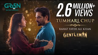 Gentleman OST  Tumhari Chup  Rahat Fateh Ali Khan  Humayun Saeed Yumna Zaidi  Green TV [upl. by Tigges]