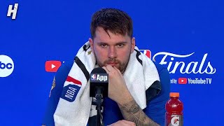 Luka Doncic talks the Finals loss FULL Postgame Interview 🎤 [upl. by Errecart]