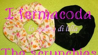 Facciamo insieme i fermacoda in tessuto The fabric scrunchies [upl. by Suk]