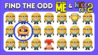 Find the ODD One Out  Inside Out 2 amp Despicable Me 4 Edition  Moca Quiz [upl. by Weintrob]