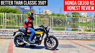 Honda CB350 RS Unscripted Honest Review City Ride Real World Review BikesDinos [upl. by Laurella]