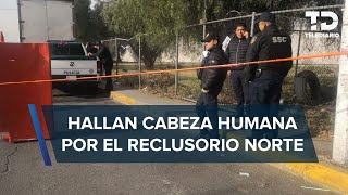 Encuentran cabeza humana dentro de una hielera en las inmediaciones del Reclusorio Norte [upl. by Lathan]