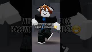 What your roblox password backwards roblox password [upl. by Iht368]