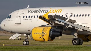 VUELING A320 FINAL APPROACH AT ORLY [upl. by Ellenehs]