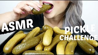 PICKLE CHALLENGE ASMR Phan  No Talking CRUNCHY Eating Sound  NE Lets Eat [upl. by Ahsrav687]