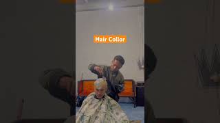 Hair Colouring As Gray barbershop realitamangcukur barber barberman fypシ゚viral haircut [upl. by Ayatnahs]