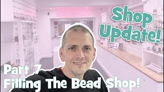 Small Bead Business Vlog Episode 7 Filling the Bead Shop  Massive Miyuki Delica Size 11 Bead Wall [upl. by Silverstein63]