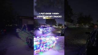 PUTTING CHRISTMAS LIGHTS ON MY TRUCK OVER 1000 LIGHTS [upl. by Terese]