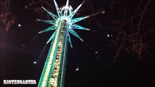 Wien Prater  Praterturm at Night HD [upl. by Wickman]