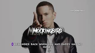 Eminem Mockingbird lyrics💣 [upl. by Emogene18]