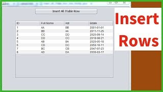 JAVA  How To Insert All JTabe Data Into MySQL Database In Java Netbeans  With Source Code [upl. by Vito]